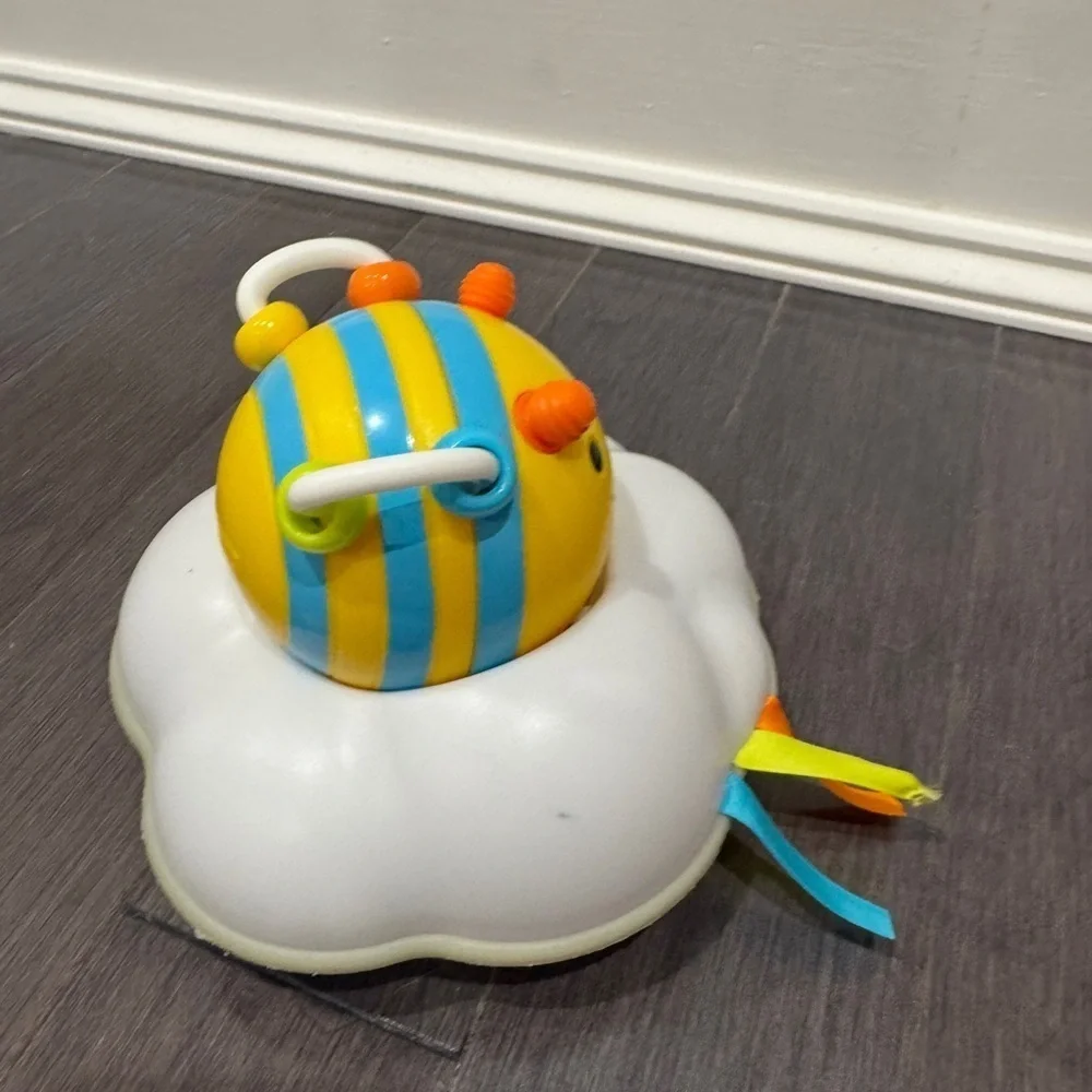 Skip Hop Bumble Bee Yellow and Blue Electronic Musical Bee Crawling Toy